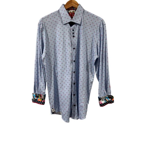 Au Noir Goya Blue Flip Cuff Size EU 4 USA M - Picture 1 of 7